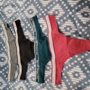 Victoria secret cotton thongs